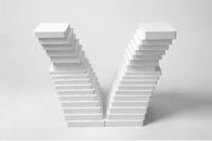 Density White White 19mm Sintra PVC Forex Sheet Untuk Pelapis
