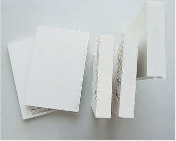 Kepadatan tinggi putih murni pvc lembaran plastik fleksibel / pvc papan busa lembar