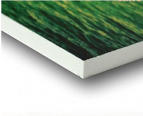 Outdoor Advertisement Sign Foam Board Customized Hardness Permukaan Display Use